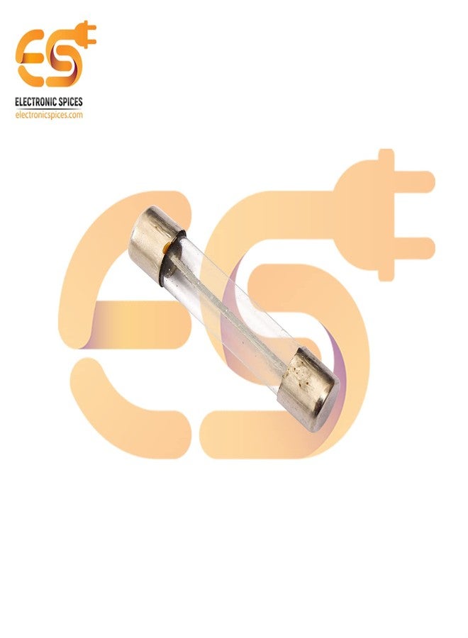 إلكترونيك سبايسس عبوة من 20 قطعة من فيوزات خرطوشة زجاجية سريعة الاستجابة من نوع Electronic Spices، 5 أمبير، 250 فولت، 6 مم × 30 مم - Image 3